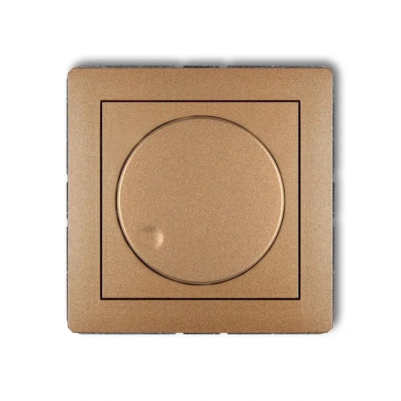 Wybór klientów Ściemniacz przyciskowo-obrotowy do lamp LED złoty metalik 8DRO-2 DECO KARLIK