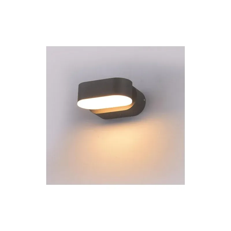 Kinkiet Ścienny V-Tac 6W Led Szary Ip65 Obrotowy 350St Vt-816 4000K 660Lm Obniżka ceny