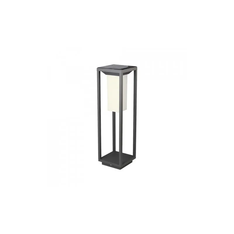 Słupek Ogrodowy Solarny V-Tac 4W Led Szary 2-Funkcje Vt-66 3000K 280Lm Ip65 Łatwy zwrot