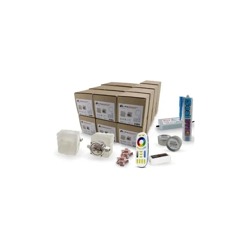 Kostka Brukowa Świecąca Led Naturo M. Rgb+Bc - Zestaw 20Szt Wyjątkowa oferta