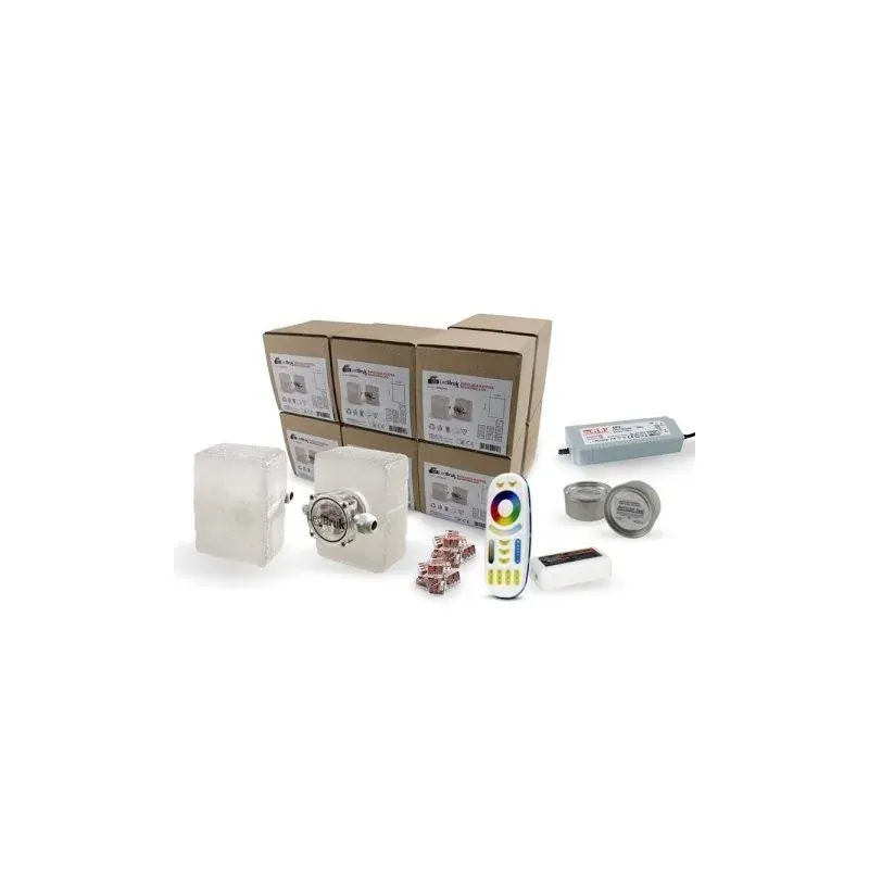 Zestaw Kostka Led Akropol Bc 13,7X10,3Cm - 8Szt Wyprzedaż