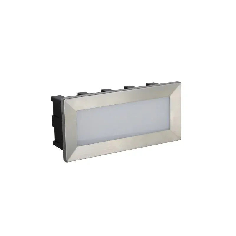 Lampa na elewacje prostokątna biała MUR LED INOX C 04 SU-MA Tylko dziś