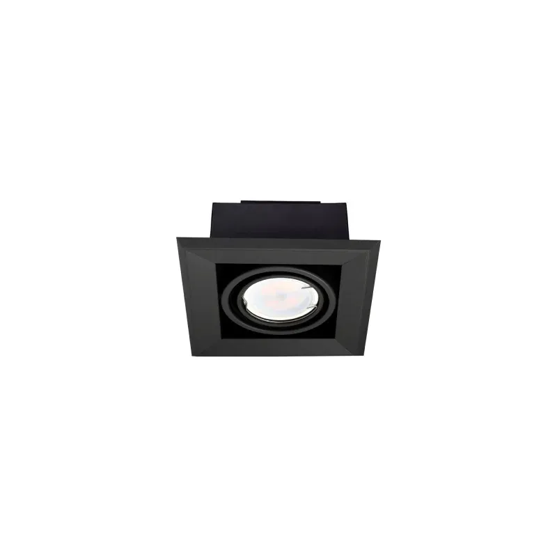 Dodaj do koszyka Lampa Podtynkowa Blocco Czarna 1X7W Gu10 Led