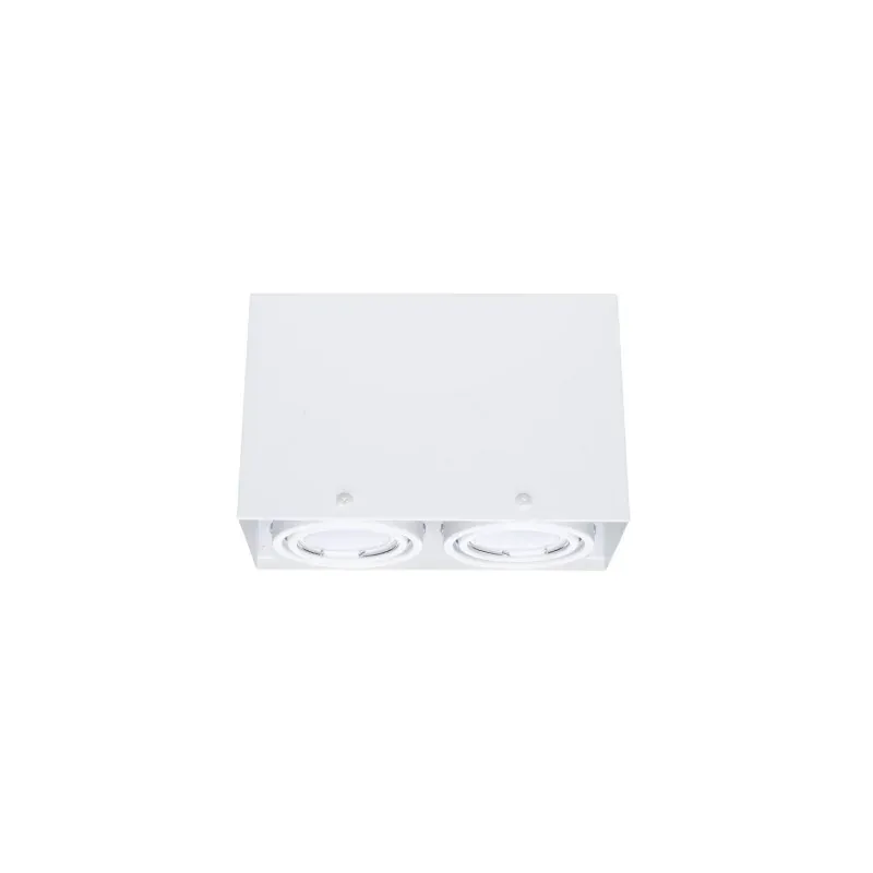 Lampa Sufitowa Blocco Biała 2X7W Gu10 Led Niska cena