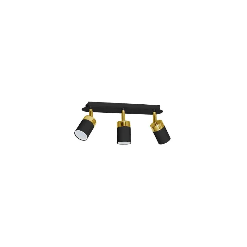 Lampa Sufitowa Joker Black/Gold 3Xgu10 Bezpieczne zakupy