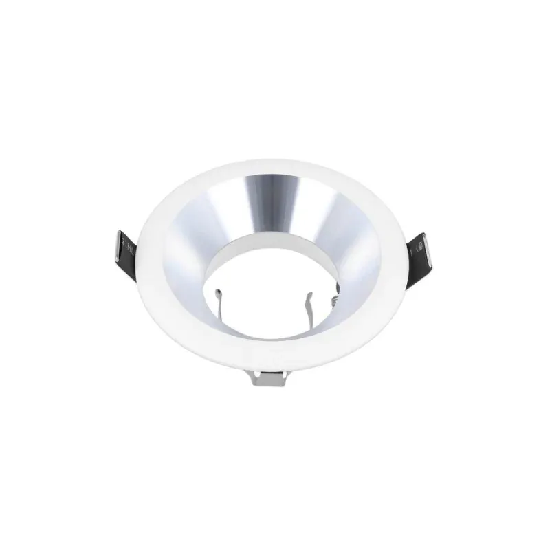*Led Line™ Oprawa Sufitowa Okrągła Odlew Biało-Srebrna Premium