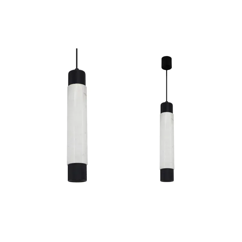 Najlepsza cena Lampa Wisząca Marble White/Black 1Xgu10