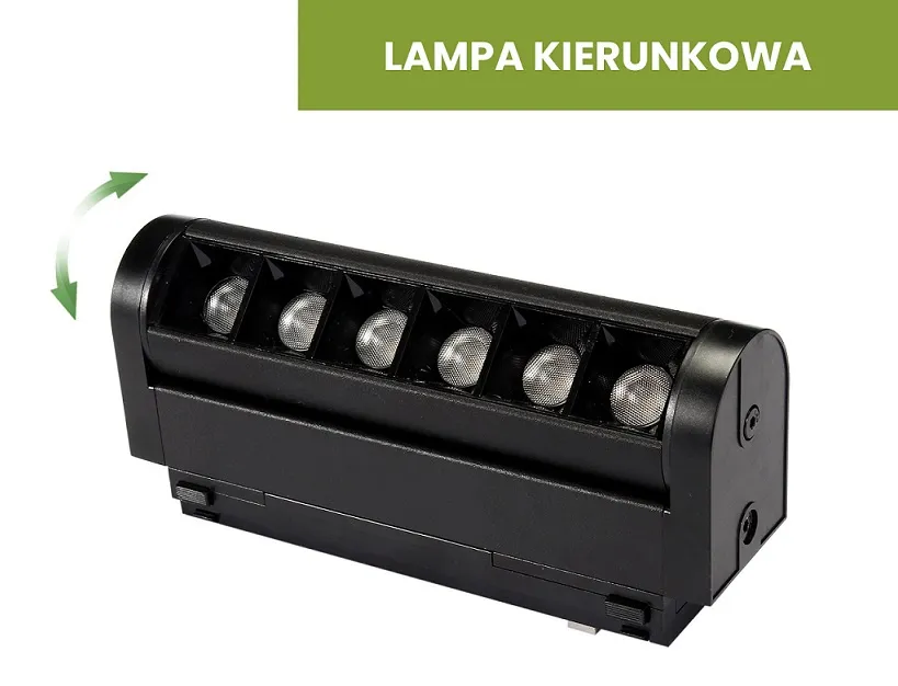 Lampa magnetyczna Ultra Slim DDCX35-ZD06B 6W 3000K Łatwy zwrot