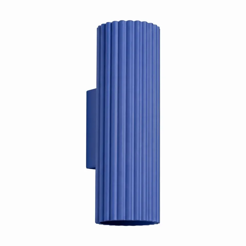 Kinkiet aluminiowy ultramaryna 20cm 2-punktowy KARBON 20 SL.2316 - Sollux Lighting Cena promocyjna