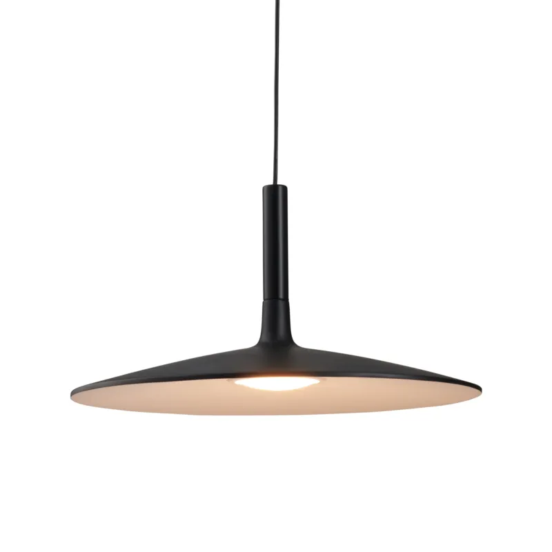 Szybka wysyłka Lampa wisząca minimalistyczna HANK LED czarna 35 cm ST-10229P BLACK - Step into Design