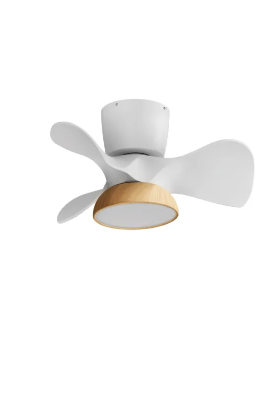 Wentylator VIENA biały, naturalny Ø56 DC 26W LED 24W CCT zmienna barwa, APP TUYA 8421797885878 - MDC Kup online