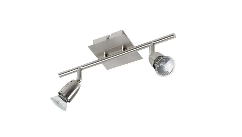 Lampa sufitowa ECCO 2xGU10 chrom matowy 8421797541514 - MDC Dodaj do koszyka