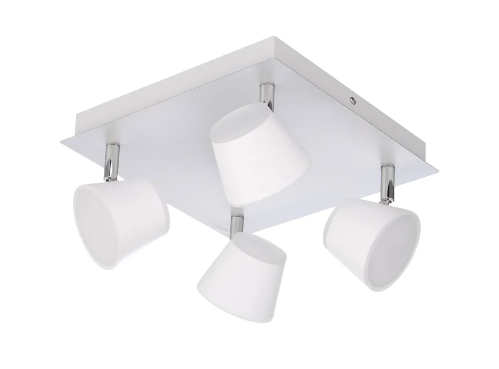 Zniżka Lampa sufitowa/ścienna CAIRO B4 LED 4x5W 2000lm 3000K biały 8421797790387 - MDC