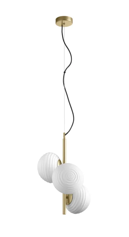 Niska cena Lampa wisząca CIAO mosiądz mat 3xE27 Ø18 8421797889661 - MDC