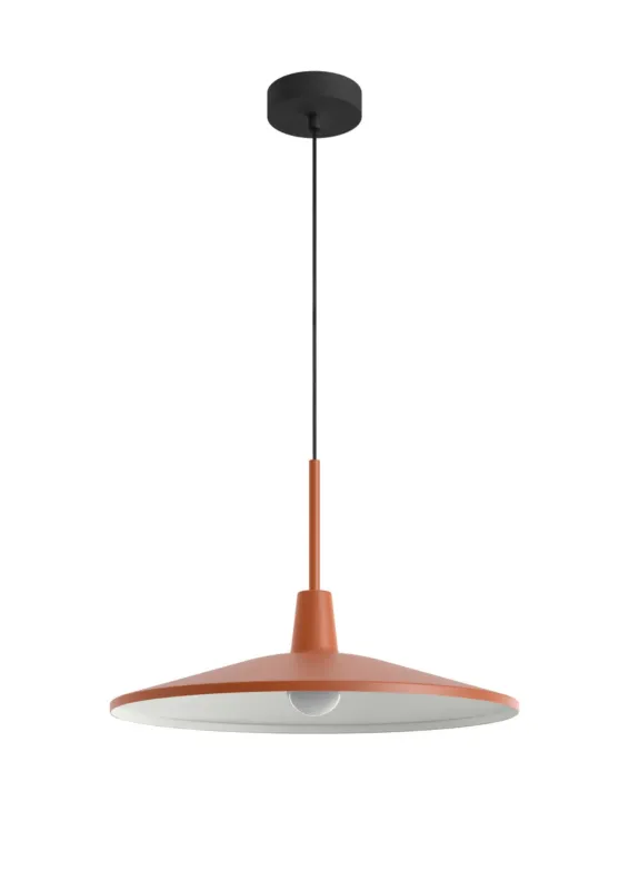 Ograniczona ilość Lampa wisząca DENVER terakota Ø43 E27 8421797781354 - MDC