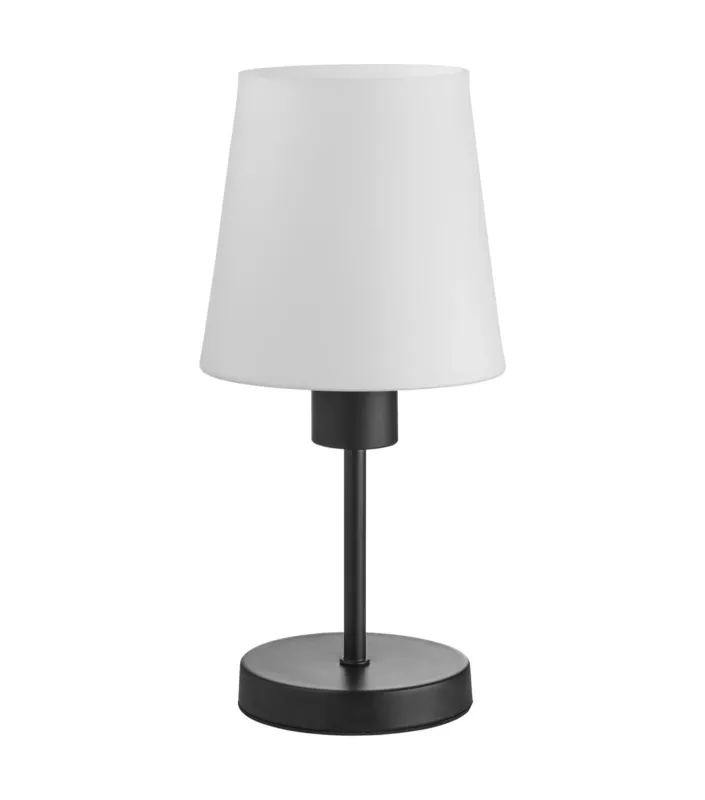 Hit cenowy Lampa stołowa DEKO czarny E27 szklany klosz 8421797899097 - MDC