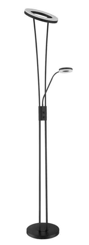 Lampa podłogowa ANELLO czarny LED 30W+5W 3000K ściemniacz 8421797760892 - MDC Sprawdź teraz
