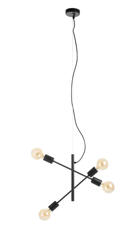 Lampa wisząca ATENEA czarny 4xE27 8421797765897 - MDC Tylko dziś