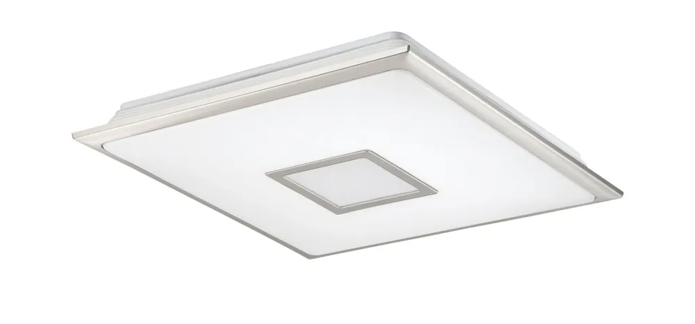 Lampa sufitowa NILA 47x47cm LED 40W 3000-6000K z pilotem (biały z gwiazdami, chrom matowy) 8421797736934 - MDC Bezpieczna płatność