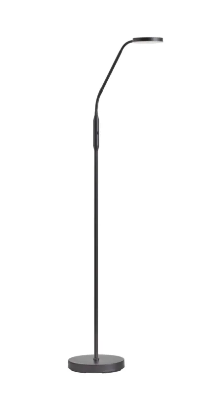 Lampa podłogowa ARO R czarny LED 7W CCT 2700K-3500K-4000K, ściemnianie 8421797897895 - MDC Kup teraz