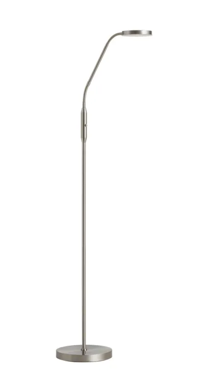 Lampa podłogowa ARO R chrom matowy LED 7W CCT 2700K-3500K-4000K, ściemnianie 8421797897833 - MDC Dodaj do koszyka