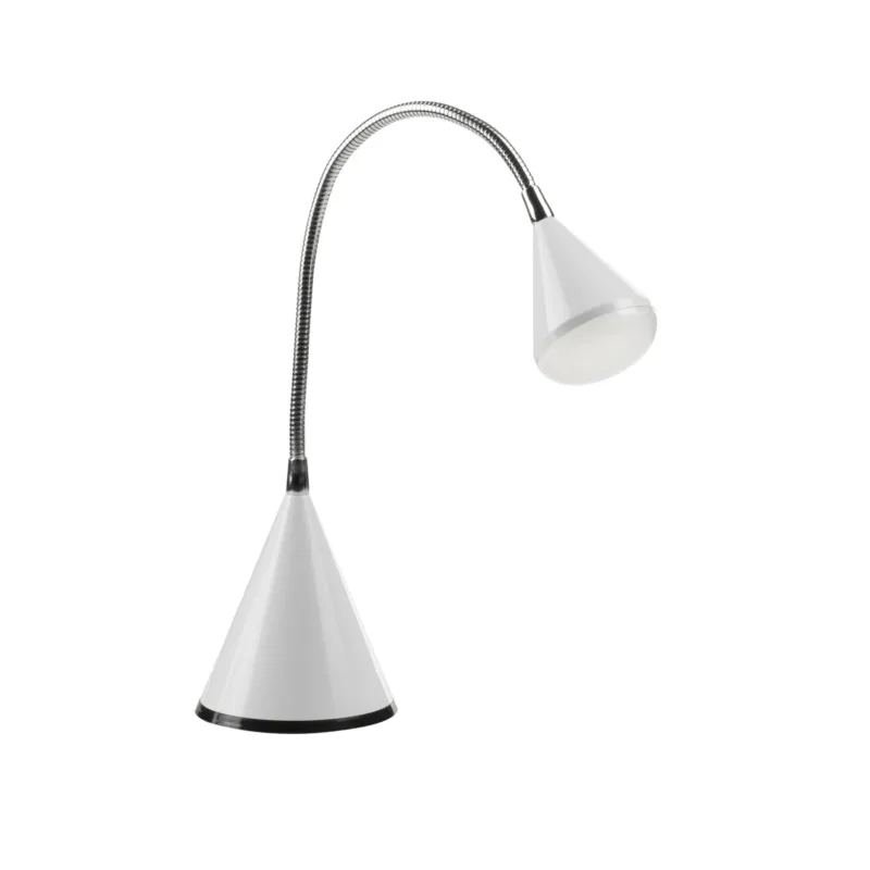 Wysoka jakość Lampa stołowa GLOBE biały LED 3,2W 3000K 240lm, giętka 8421797681944 - MDC
