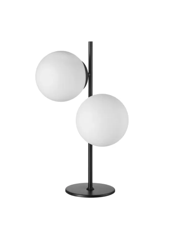 Kup teraz Lampa stołowa RONDO czarny mat 2xE27 15cm 8421797780593 - MDC