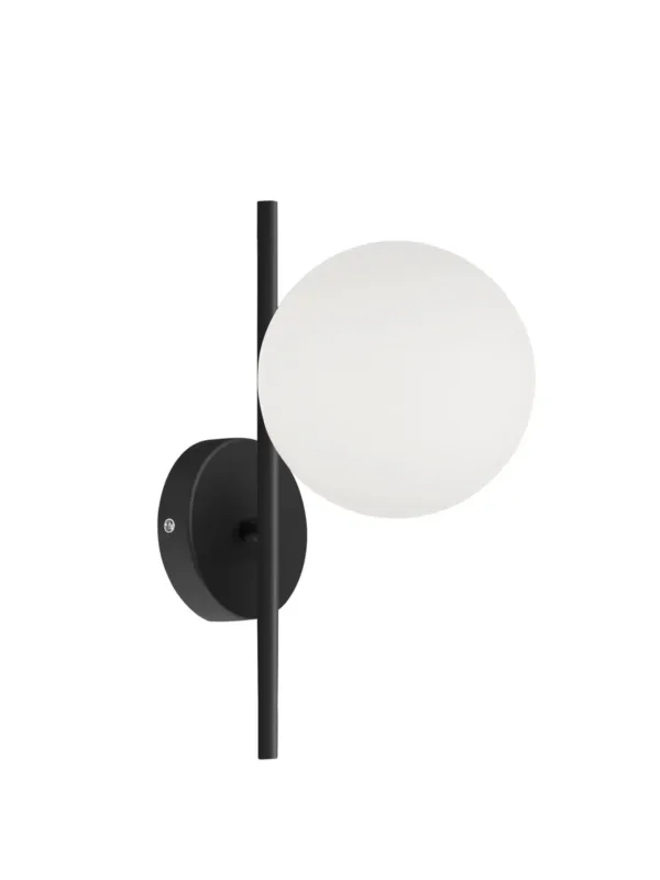 Ograniczona ilość Lampa ścienna RONDO czarny mat 1xE27 Ø15cm 8421797780692 - MDC