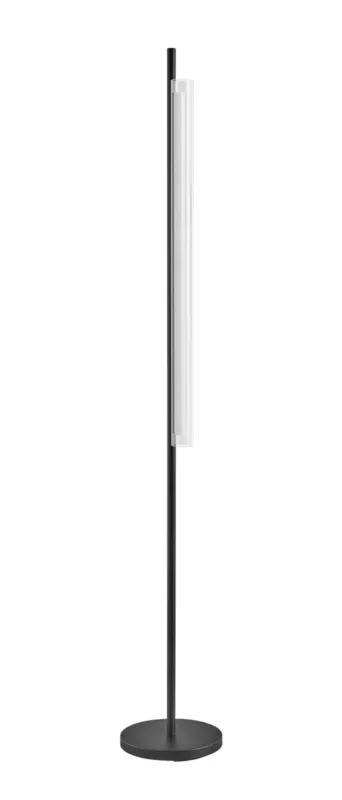 Lampa podłogowa OSLO czarny mat LED 20W 3000K szkło transparentne, ściemnialna 8421797805098 - MDC Bezpieczna płatność