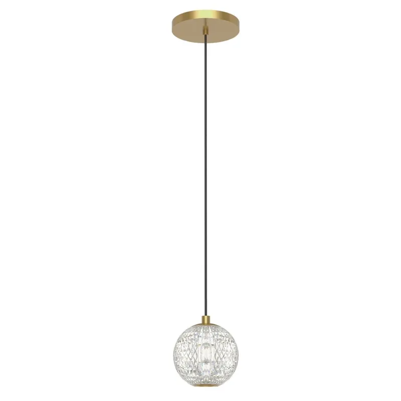 Lampa wisząca metalowa mosiężna ze szkłem QN-MARNI-1P-NBR z serii MARNI Zamów teraz