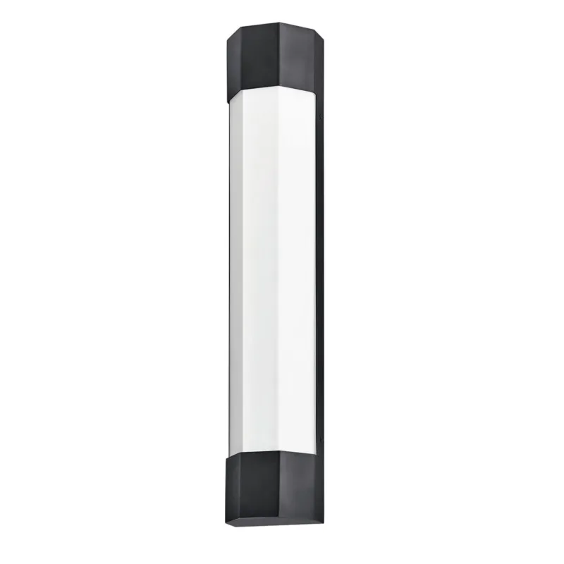 Wysoka jakość Kinkiet łazienkowy czarny metalowy LED IP44 QN-FACET-LED3-BK-BATH z serii FACET