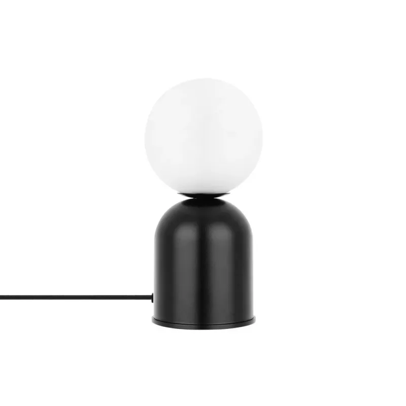Hit sprzedaży Lampa stołowa minimalistyczna LUOTI czarna LUS122P1 - Ummo