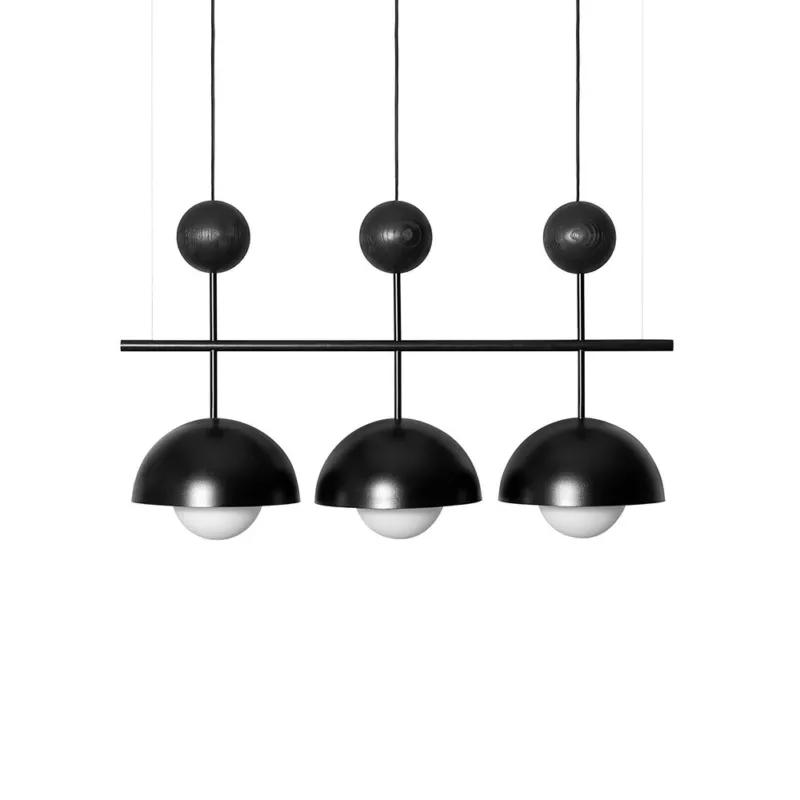 Nowy Lampa wisząca minimalistyczna do kuchni KELLO czarna KEB322P0 - Ummo