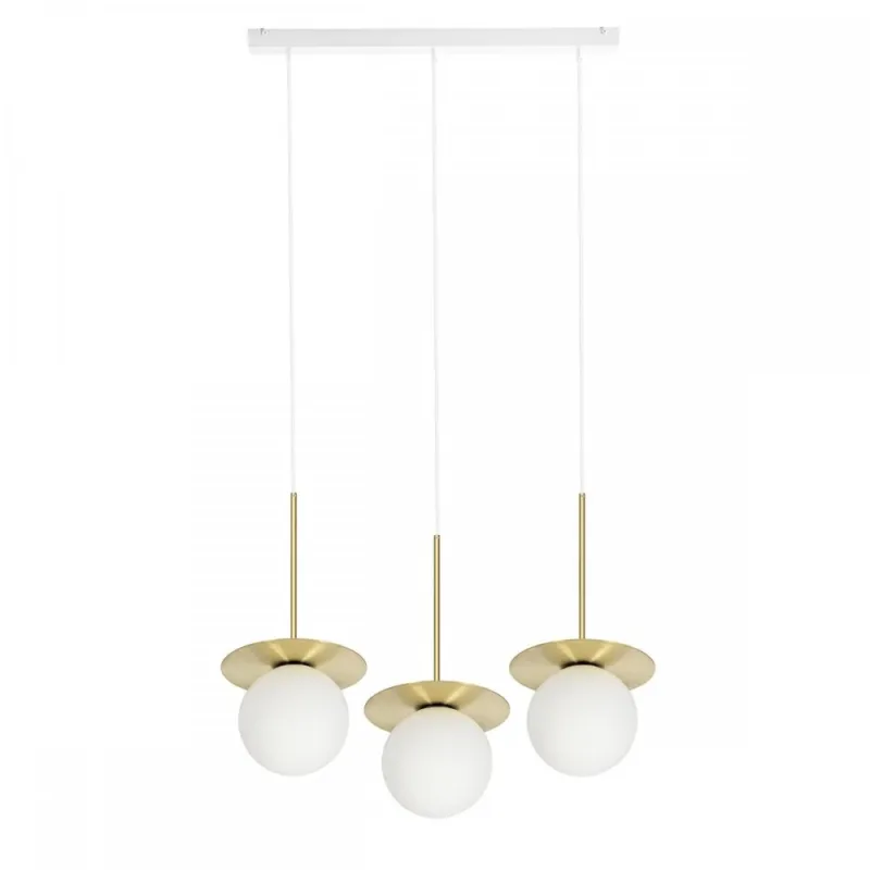 Lampa wisząca BORRA B 3L potrójna z mosiądzem BRB331PL - Ummo Bezpieczne zakupy