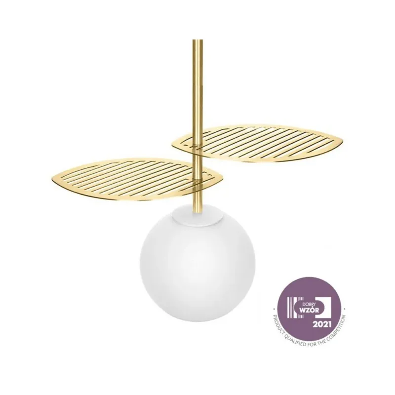 Lampa wisząca minimalistyczna certyfikat dobry wzór FYLLO złota FYA131P0 - Ummo Tylko dziś
