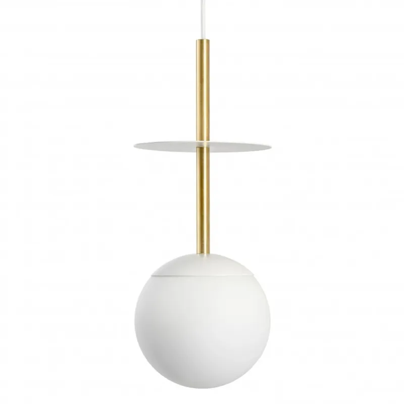 Lampa wisząca minimalistyczna kule PLAAT biało-złota PLA131P0 - Ummo Ostatnia szansa