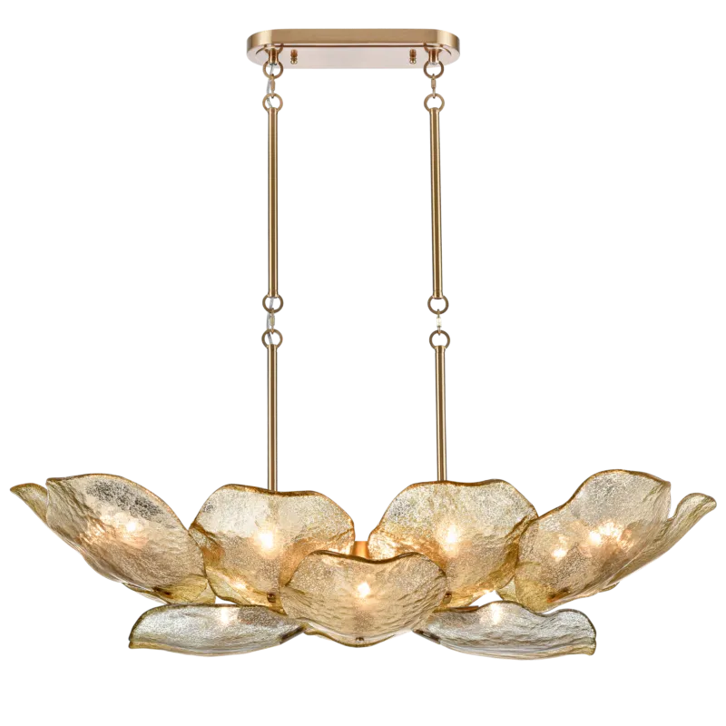 Cena promocyjna Lampa wisząca mosiężna 14-punktowa P14357BR z serii WELLINGTON - Cosmo Light