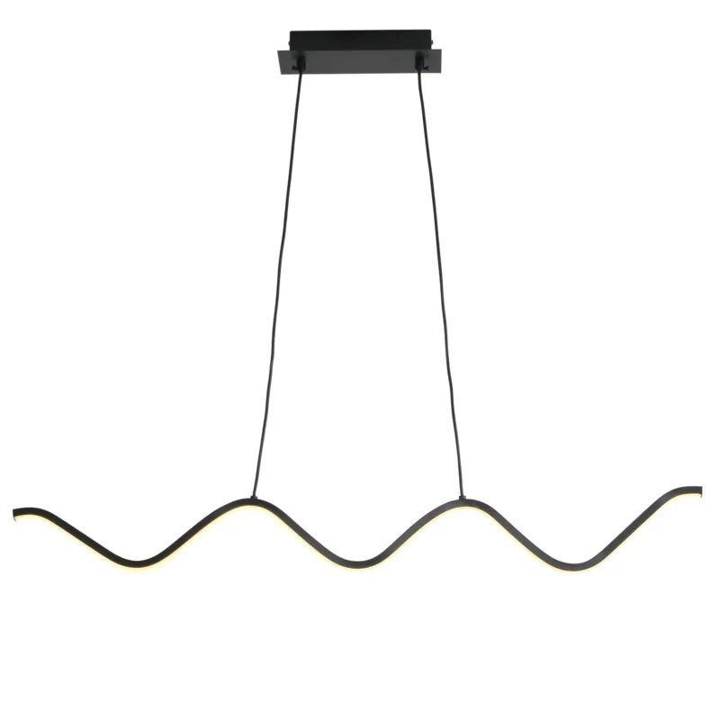 Lampa wisząca ZIGZAG LED czarna 90 cm ST-MD240602 BLACK - Step Into Design Okazja