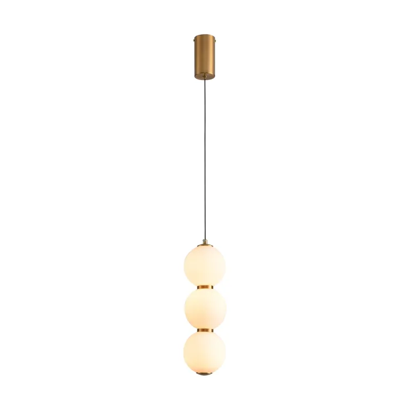 Lampa wisząca PERLA LED złoty szczotkowany 12 cm ST-CP231222-3L gold - Step Into Design Tani