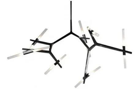 Lampa wisząca STICKS-14 czarna ST-1001-14 black - Step Into Design Ekspresowa dostawa
