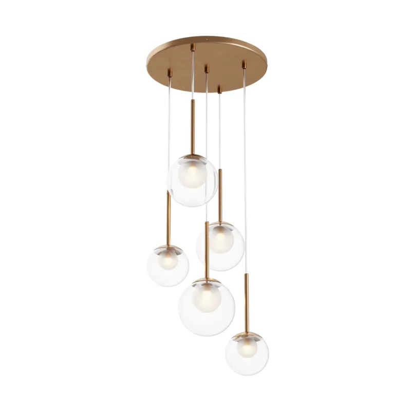 Taniej Lampa wisząca Basic form MOD521PL-05G- Maytoni