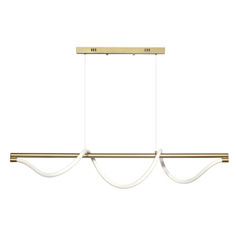 Ograniczona ilość Lampa wisząca na pilota Serpente 55W złota - wężyk gładki 1160 - Decorativi - Outlet