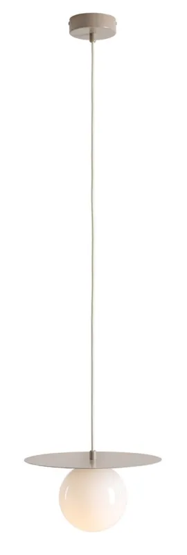 Aldex Lampa wisząca metalowa beżowa 28cm S1125G17_S z serii LOOP Hit sprzedaży