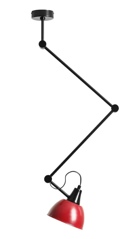 Niska cena Aldex Plafon metalowy czerwony 17cm 1141PL_G3_15 z serii AIDA