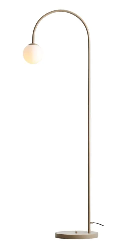 Cena promocyjna Aldex Lampa podłogowa metalowa beżowa 157cm 1116A17 z serii UNA