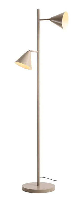 Aldex Lampa stojąca metalowa beżowa 2-punktowa 1108A17_2 z serii FORM Hit cenowy