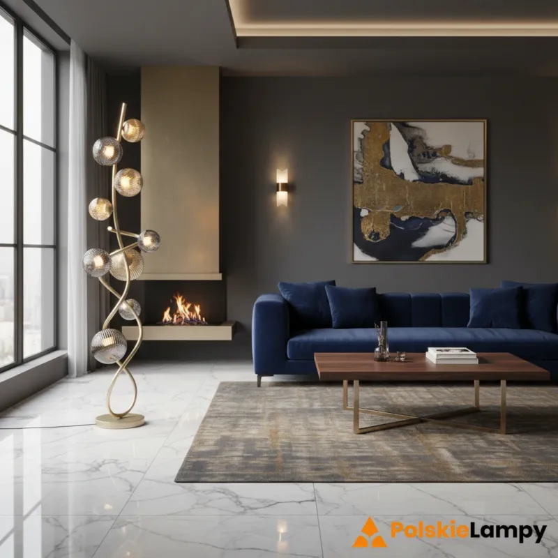 Dostępne od ręki Lampa podłogowa METZ 3015-904 – Aviano Lighting