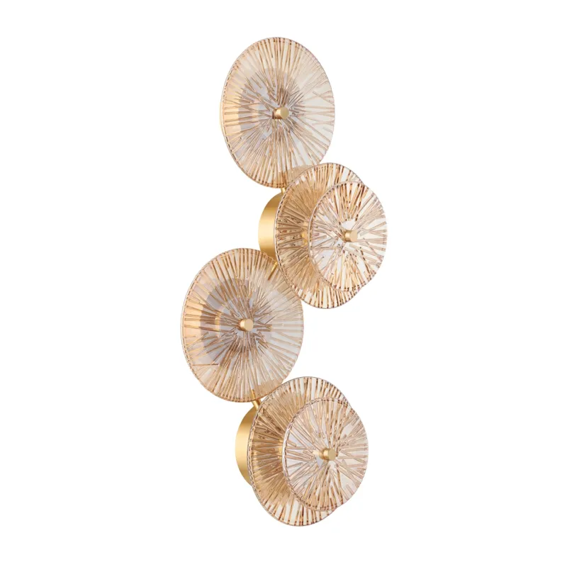 Lampa ścienna LUXIO-4 LED bursztynowa 32 cm ST-3315-4 copper - Step Into Design Ostatnia szansa
