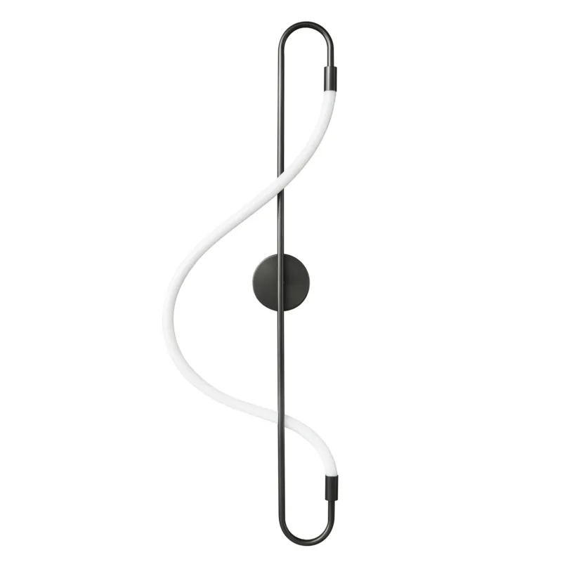 Wybór klientów Lampa ścienna ESSA czarna 90 cm ST-B3554 black - Step Into Design