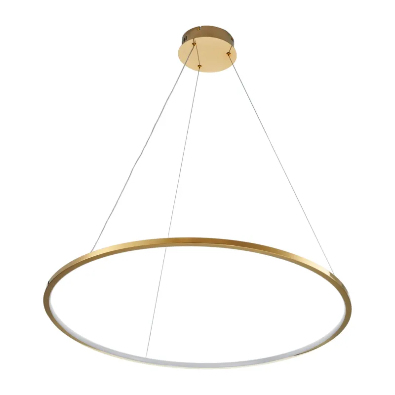 Tylko dziś Lampa wisząca na pilota CIRCLE SLIM 80 LED złoty 80 cm ST-10112P-D800 - Step Into Design